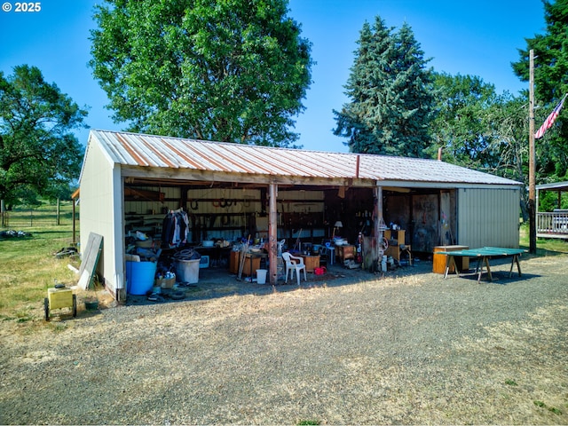 2170 Hubbard Creek Rd, Umpqua, OR 97486 - view of pole building featuring a carport