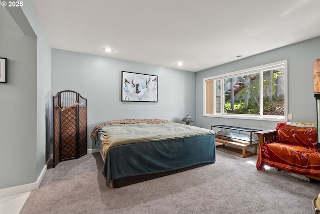 48 Eagle Crest Dr Unit 2E, Lake Oswego, OR 97035 - carpeted bedroom featuring recessed lighting and baseboards