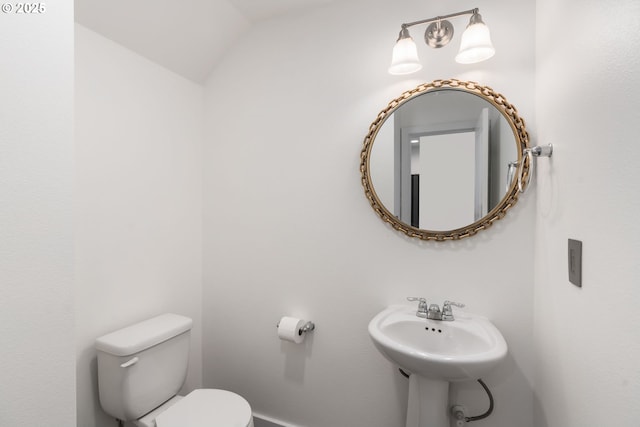 4077 SE Lone Oak St, Hillsboro, OR 97123 - half bathroom with toilet, a textured wall, and baseboards