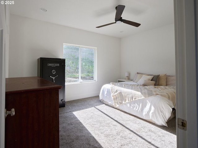 159 Bootjack Ln, Rose Valley, WA 98626 - carpeted bedroom with baseboards and ceiling fan