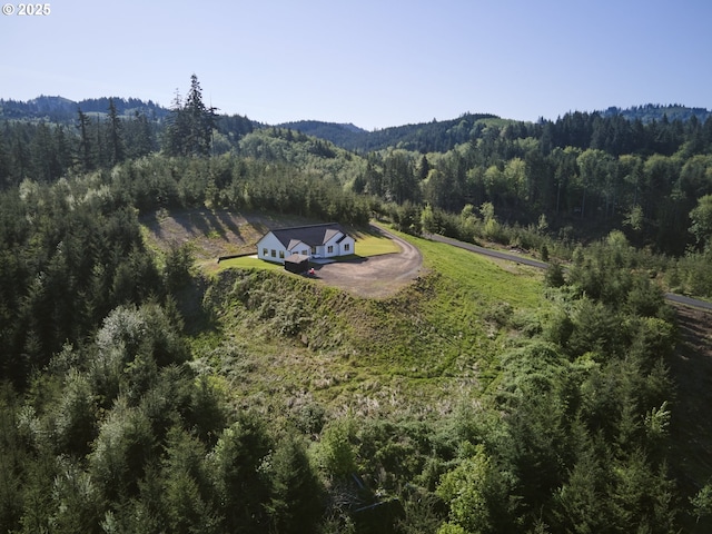159 Bootjack Ln, Rose Valley, WA 98626 - aerial view of property's location with a heavily wooded area and a mountainous background