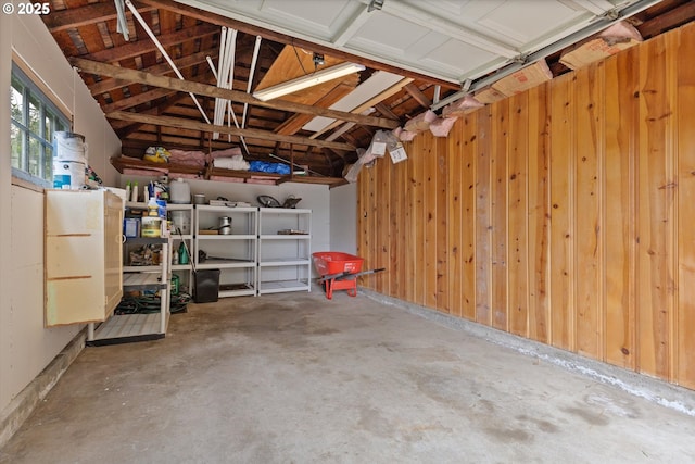 4621 NE 37th Ave, Portland, OR 97211 - garage with wood walls