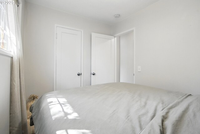 bedroom with a closet