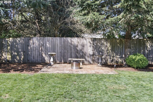 view of yard