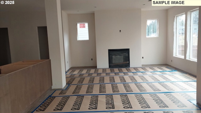 view of unfurnished living room