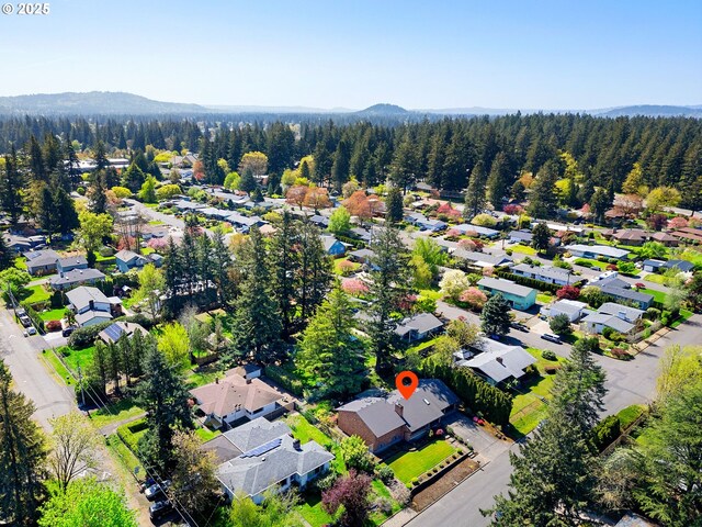15416 NE Holladay St, Portland, OR 97230 - drone / aerial view with a residential view and a forest view