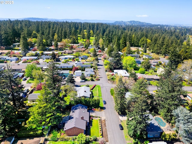 15416 NE Holladay St, Portland, OR 97230 - bird's eye view featuring a residential view and a wooded view