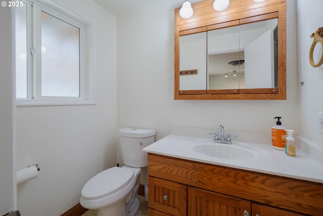 1378 SW Taylors Ferry Ct, Portland, OR 97219 - half bathroom with vanity and toilet