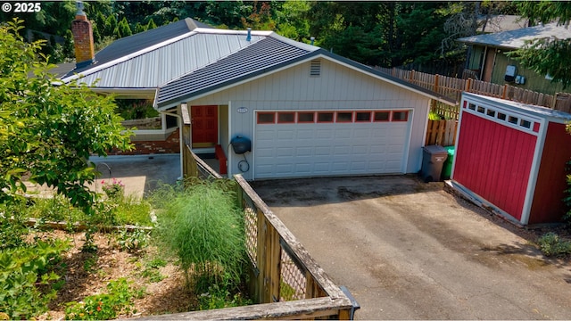 1378 SW Taylors Ferry Ct, Portland, OR 97219 - view of front of home featuring a metal roof