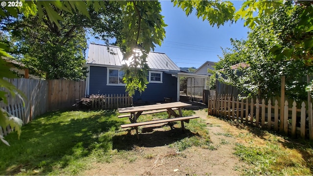 317 S Cedar St, Drain, OR 97435 - view of fenced backyard