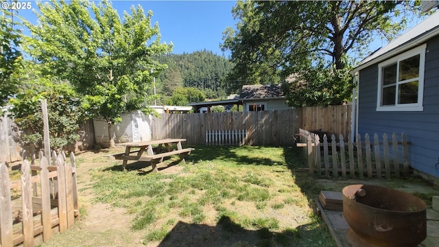 317 S Cedar St, Drain, OR 97435 - view of fenced backyard