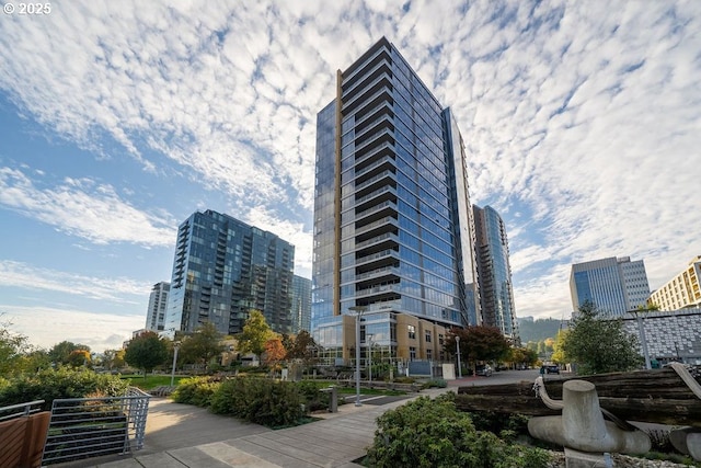 exterior space featuring a view of city