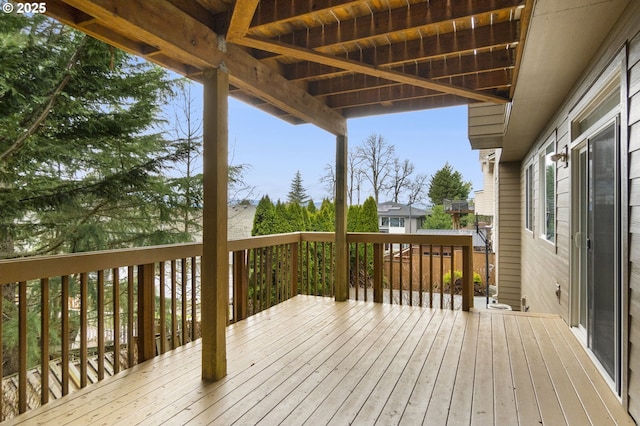 view of deck