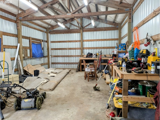63579 Seven Devils Rd, Coos Bay, OR 97420 - garage with metal wall