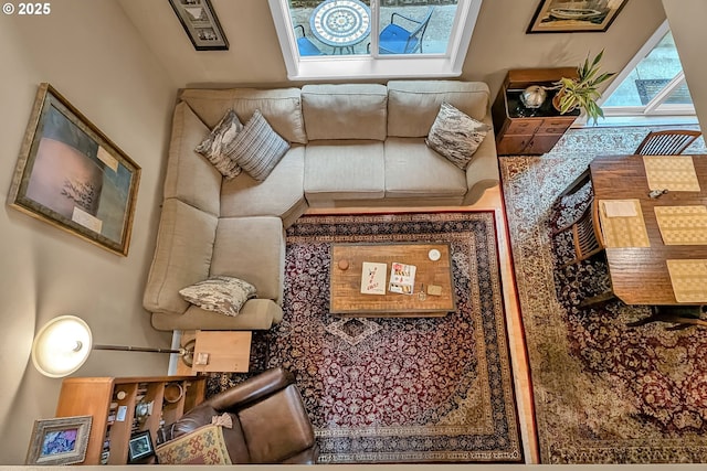 view of living area