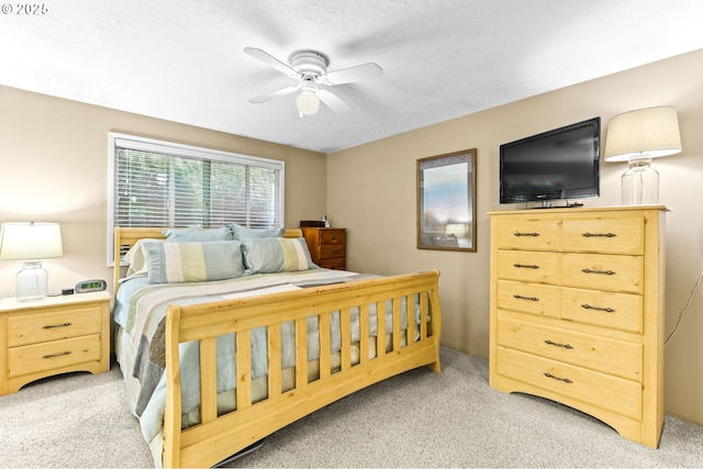 1018 S Holly Ct, Canby, OR 97013 - bedroom with light carpet and ceiling fan