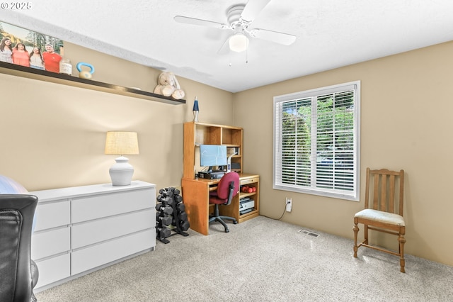 1018 S Holly Ct, Canby, OR 97013 - office space with carpet floors and ceiling fan