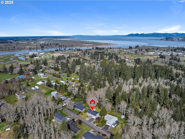 35363 Woodland Ln, Astoria, OR 97103 - birds eye view of property featuring a water view