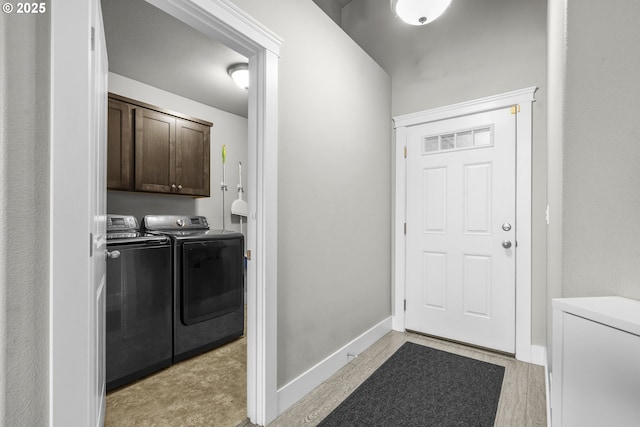 2474 Equestrian Loop S, Salem, OR 97302 - laundry room with washing machine and dryer and cabinet space