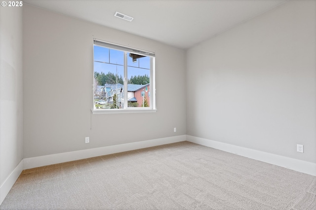 empty room with carpet floors