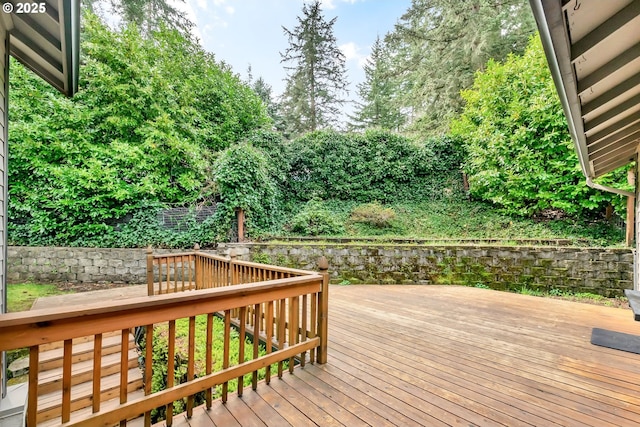 3870 Ashford Dr, Eugene, OR 97405 - view of wooden terrace