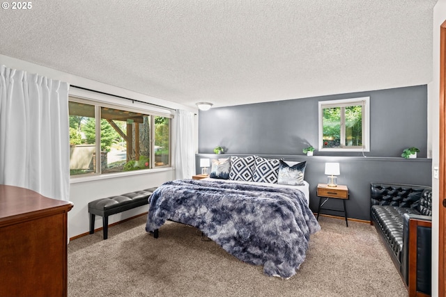 2547 Brittania Pl, Eugene, OR 97405 - carpeted bedroom with a textured ceiling and baseboards