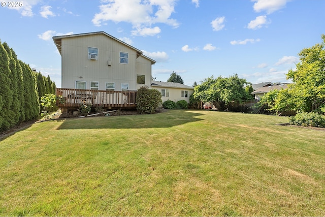 8670 SW Indian Hill Ln, Beaverton, OR 97008 - rear view of property with a wooden deck