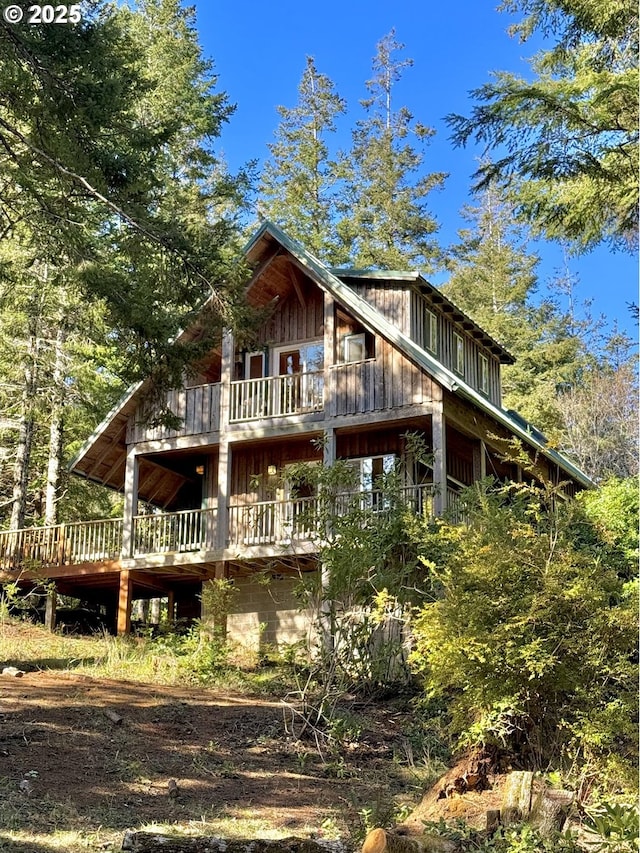 view of rear view of house