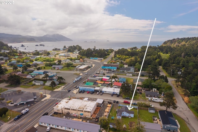 view of property location with a nearby body of water