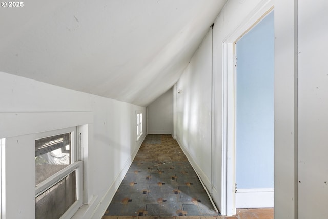 3003 SE 58th Ave, Portland, OR 97206 - hallway with lofted ceiling and baseboards