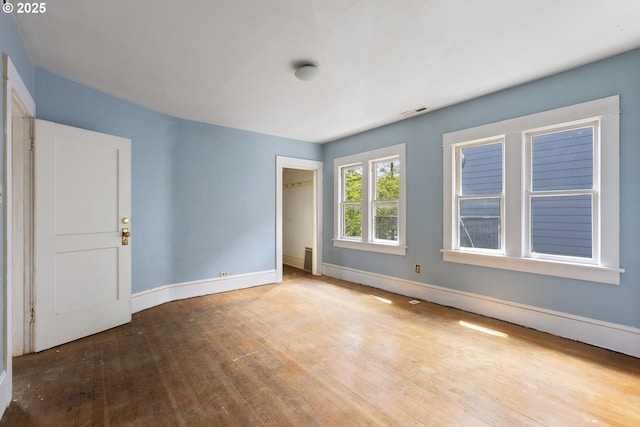 3003 SE 58th Ave, Portland, OR 97206 - empty room with hardwood / wood-style floors and baseboards