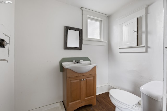 3003 SE 58th Ave, Portland, OR 97206 - bathroom with vanity and wood finished floors