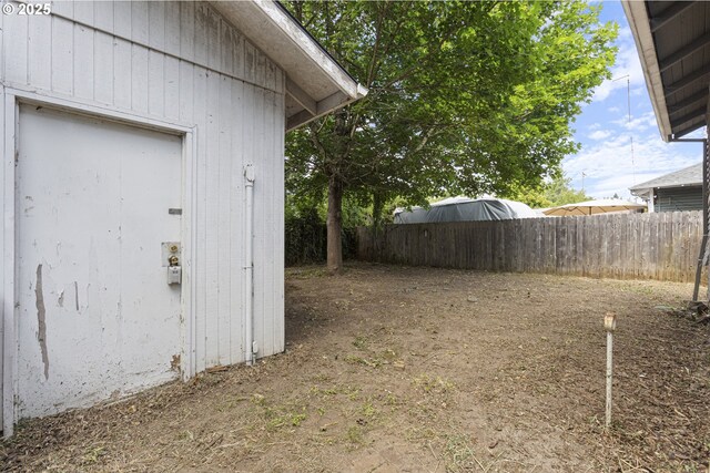 3003 SE 58th Ave, Portland, OR 97206 - view of yard featuring a storage unit