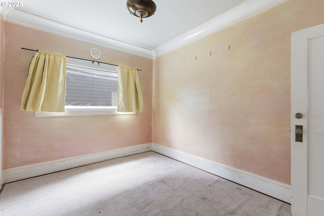 3003 SE 58th Ave, Portland, OR 97206 - spare room featuring ornamental molding and carpet flooring