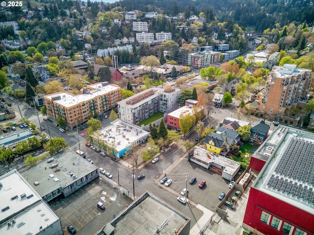 1234 SW 18th Ave Unit 305, Portland, OR 97205 - birds eye view of property featuring a view of city