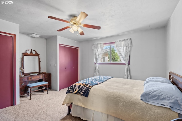 814 SW 44th St, Pendleton, OR 97801 - carpeted bedroom featuring a ceiling fan