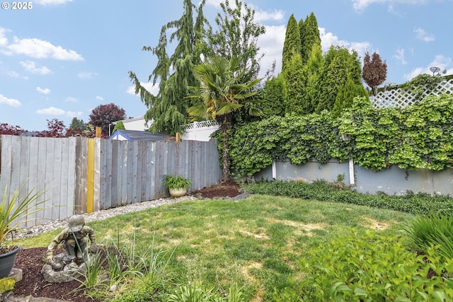 view of yard