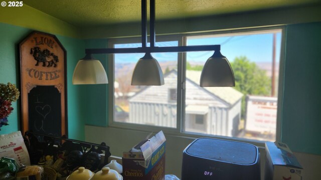 505 E 13th St, The Dalles, OR 97058 - detailed view of a textured ceiling