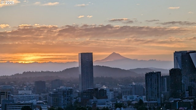 410 NW Uptown Ter Unit 3-B, Portland, OR 97210 - view of city with a mountainous background
