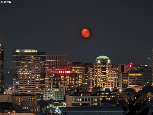 410 NW Uptown Ter Unit 3-B, Portland, OR 97210 - city view featuring a view of city lights