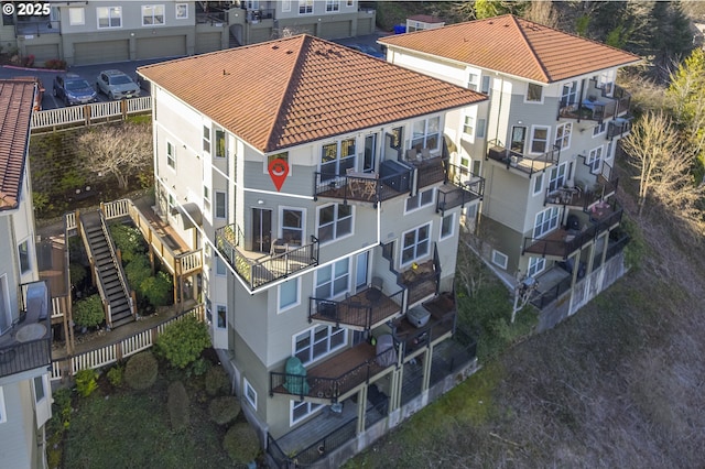 410 NW Uptown Ter Unit 3-B, Portland, OR 97210 - drone / aerial view of apartment complex / building