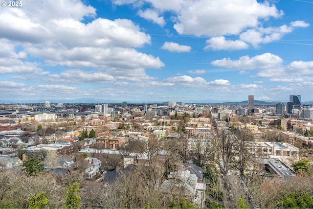 410 NW Uptown Ter Unit 3-B, Portland, OR 97210 - aerial view of property and surrounding area with nearby urban area
