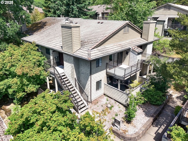 56 Galen St, Lake Oswego, OR 97035 - view of subject property with a tree filled landscape