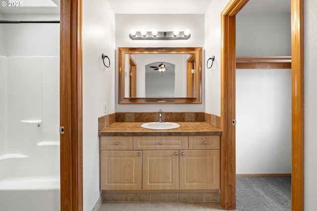 651 NE Anderson Rd, Gresham, OR 97030 - bathroom with vanity and ceiling fan