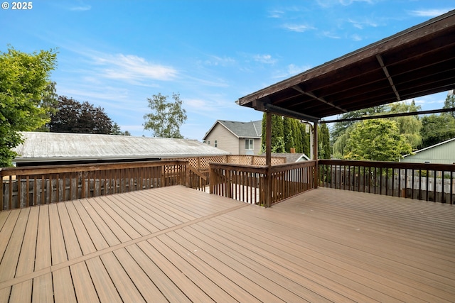 651 NE Anderson Rd, Gresham, OR 97030 - view of wooden deck