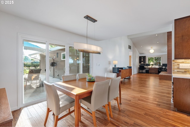 34926 SW Johnson School Rd, Cornelius, OR 97113 - dining space with light wood-type flooring