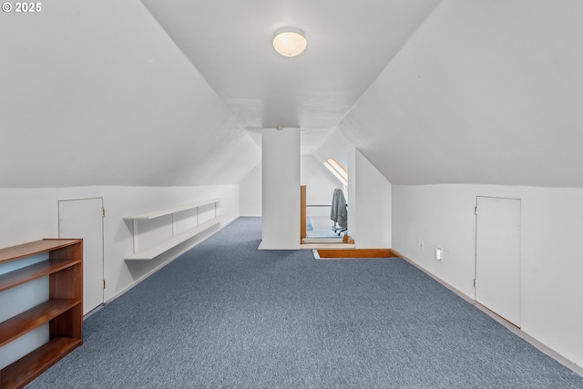 3147 SE Belmont St, Portland, OR 97214 - additional living space with carpet and lofted ceiling