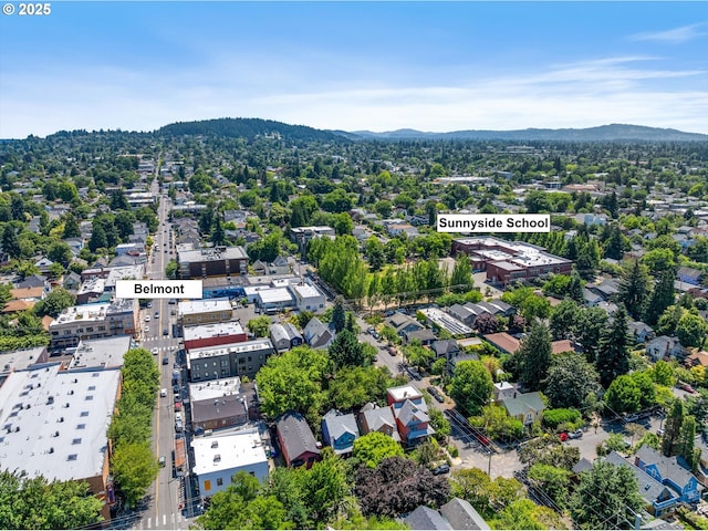 3147 SE Belmont St, Portland, OR 97214 - drone / aerial view of a mountain backdrop