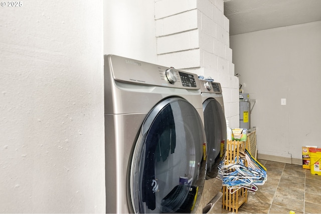 9304 NE 96th St, Vancouver, WA 98662 - laundry area featuring separate washer and dryer and stone finish flooring