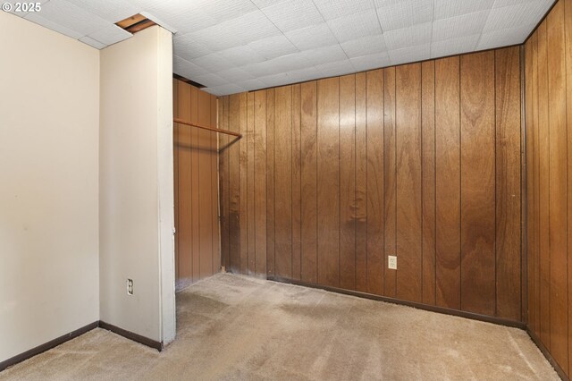 spacious closet featuring carpet floors